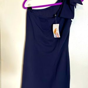 Navy blue dress